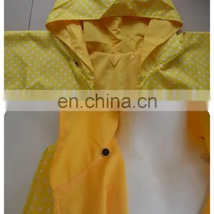 Raincoat Factory Cheap Yellow Polyester Rain Cape thumbnail-3
