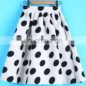 New Women Stretch High Waist Skirt Plain Skater Flared Pleated Sexy Short Dress thumbnail-1