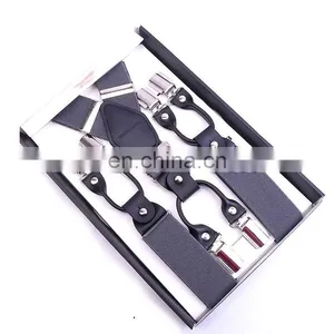 Professional Production Unisex Elastic 3.5cm 6 Clips-On Y-Shape Braces Suspenders thumbnail-6