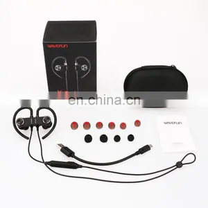 Wavefun X-Buds Metal Bluetooth Headsets Wireless Earbuds CSR8645 Magnet Headphone APT-X Tec Sweatproof Earphone 8hrs Music Time thumbnail-6