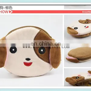 Factory Custom Fashion Style Dog Plush Wallet Bag thumbnail-1
