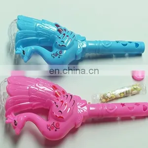 Peacock Shape Flash Stick Candy Plastic Toy Container thumbnail-5