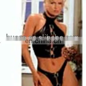 Sexy Leather Lingeries Sexy Appare Leather Harness thumbnail-1