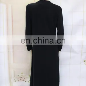 Arabic Front Middle Zipper Abaya Kaftan Designs thumbnail-5