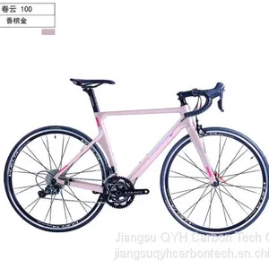 QTOUR 700C Full Carbon Fiber Road Bicycle Cirrus 100 V Brake Aero Carbon Road Bicycle thumbnail-4
