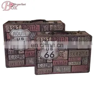 Children Cardboard Paper Suitcase With PU Handle thumbnail-6