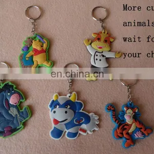 2016 High Quality Soft Pvc Keychain With Embossed Animals Logo thumbnail-5