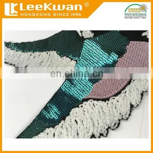 Tajima Embroideried High-quality Sequin Patch With Laser-cut Border thumbnail-4