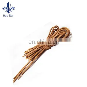 2016 Customize Round Cotton Waxed Dress Shoe Laces for Running Shoes thumbnail-1
