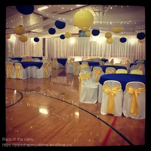 Adjustable Pipe and Drapes Wedding Tent Party Exhibition Photo Booth Event Curtain Backdrop thumbnail-3