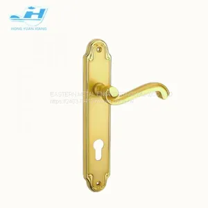 GP Steel Lever Handle Mortise Lock Door Handle With Cylinder Hole Used in Wooden Door or Bathroom thumbnail-3