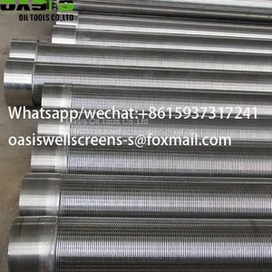 Galvanized Carbon Steel V Shape Profile Wire Wrapped Screen /continuous Slot Johnson Water Well Screens thumbnail-5