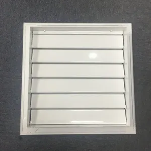 Hvac Duct Return Air Vent Shutter Aluminum Shutters Gravity Louver thumbnail-2