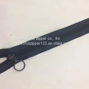 #5 Nylon Zipper With Circle Slider Close End thumbnail-1