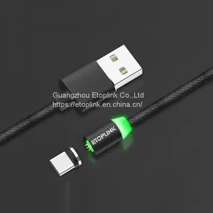 Fast Charging Magnetic USB Data Charging Cable for TYPE C MICRO USB AND IOS for Samsung Huawei thumbnail-1