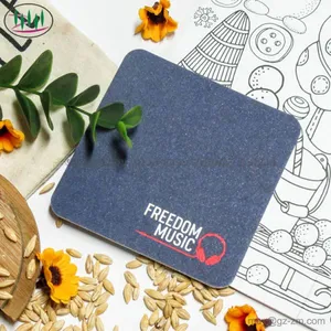 Restaurant Absorbent Paper Non-Slip Coaster thumbnail-1