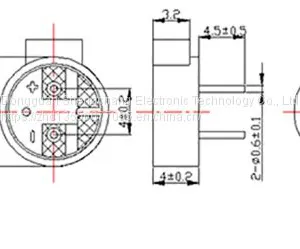 Electromagnetic Passive Buzzer Sc09040 thumbnail-2