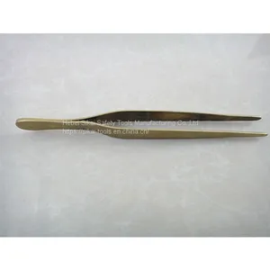Neat Tips Tweezers 150mm Aluminum Bronze Alloy Anti Spark Hand Tools thumbnail-3