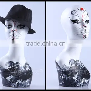 RetroStyle Mannequin Head Window Dispaly Plastic Female Head Realistic Head Manikin,Wholesale Cheaper Head Mannequin, H1058 thumbnail-1