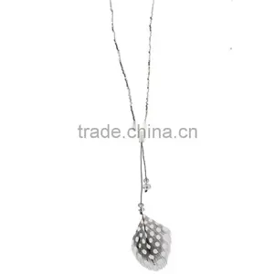 2016 Hot Wholesale Beaded Tassel Necklace, Small Beads Necklace thumbnail-1