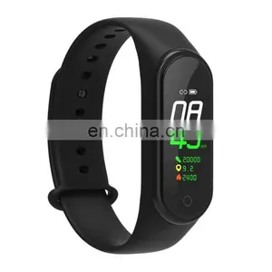 2020 New Product Hot Wholesale m4 Pressure Health Waterproof Smart Watch Pro Watch Wristband Fitness Tracker thumbnail-1