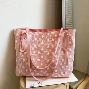 Ladies Fashion Canvas Handbags Shoulder Bags Sling Bag thumbnail-5