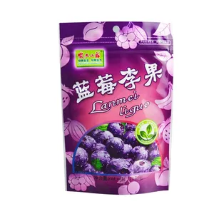 Moisture Resistant Zip Food Grade Resealable Aluminum Foil Dry Fruits Plastic Packaging Banana Jackfruit Papaya Mango Caramb Bag thumbnail-3