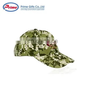 Camouflage Cotton Twill Custom Camo Baseball Cap Closed Back thumbnail-3