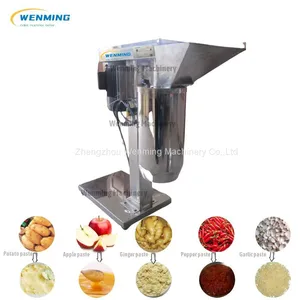 Ginger Garlic Paste Making Machine Garlic Grinder Chilli Pepper Crusher Stainless Steel Electric Garlic Press Garlic Chopper thumbnail-2