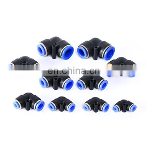 SNS SPVN Series Pneumatic Push In Connect Fitting Elbow Pipe Tube Reducer Quick Connector thumbnail-3