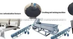 China Bagasse Wood Coal Sawdust Briquette Extruder Forming Press Making Machine Line On Sale thumbnail-4