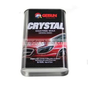 473ml Square Car Wax Tin Metal Box Liquid Product Containers thumbnail-4