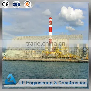 Large Span Low Carbon Steel Frame Barrel Coal Storage thumbnail-2