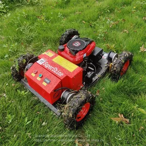 Remote Control Steep Slope Mower, China Remote Controlled Brush Cutter Price, Slope Mower for Sale thumbnail-5