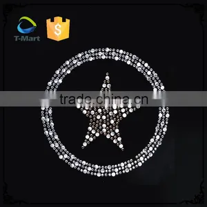 Hot Sale Star Pattern Eastern Star Rhinestone Iron On Transfer thumbnail-2