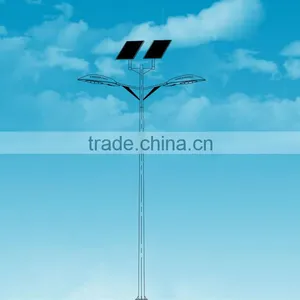 Manufacture Price With 5m-12m Pole Equal Arm Waterproof Integrated Solar Lantern thumbnail-1