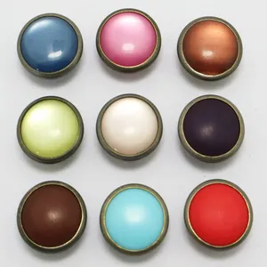 14L 16L Colorful Pearl Snap Buttons for Shirts With Brass or Stainless Steel Material for Metal Quality thumbnail-1