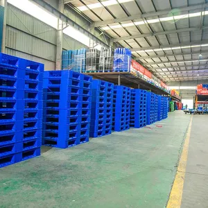 Jinbai Grid-shaped Tianzi Cargo Circulation Plastic Pallet, Moisture-resistant Warehouse Insulating Plastic Pallet thumbnail-1