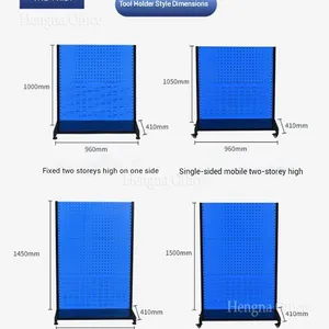 Heavy-Duty Steel Pipe Tool Shelving System – Multi-Layer Fixed or Mobile Garage & Workshop Storage Rack thumbnail-2