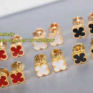 VCA 925pure Silver Four-leaf Clover Earrings thumbnail-1