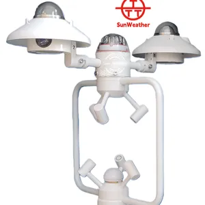 EC-A6 3D Wind Integrated Weather Station Ultrasonic Anemometer Temperature Humidty Pressure Rainfall Solar Radiation Environmental Monitoring thumbnail-2