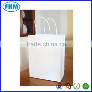 White Kraft Paper Bags Merchandise Shopping Party Favor Gift 10"x8" Lot Handles thumbnail-3