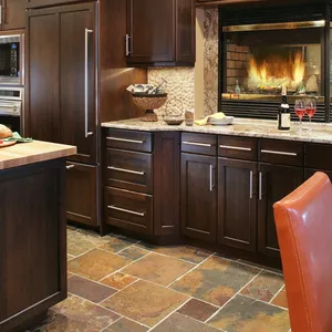 300×600mm Natural Rusty Slate Floor Tile, Natural Split, Fade Resistant & Anti Slip, Custom Sizes for Villa Kitchen Wine Cellar Indoor Decoration thumbnail-2