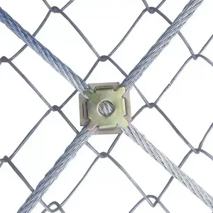 Rockfall Barrier Slope Retaining Net for Mining Sites 3.5mm Wire 150x150mm Opening thumbnail-2