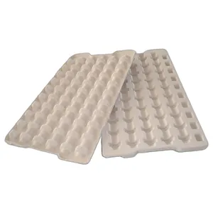 Dry Press Molded Pulp Electronics Packaging, 2.5mm Material Thickness, Custom Shape for Sensors and Batteries thumbnail-3