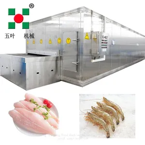 Shrimp Iqf Freezer Machine Small Seafood Iqf Tunnel Freezer thumbnail-2