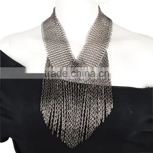 2015 New Arrive Chainmail Statement Necklace thumbnail-1