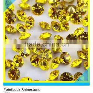 Chatons 888 LT.Topaz Crystal Round Ss10 21pp 1 Gross 144 Pcs thumbnail-4