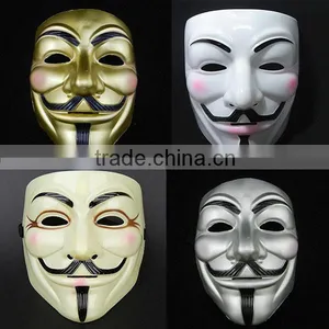 Wholesales Price Stock Enough White V for Vendetta Mask thumbnail-1
