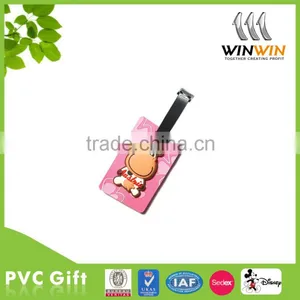 2016 Hot Sale Fine Quality 3D PVC Luggage Tag thumbnail-5